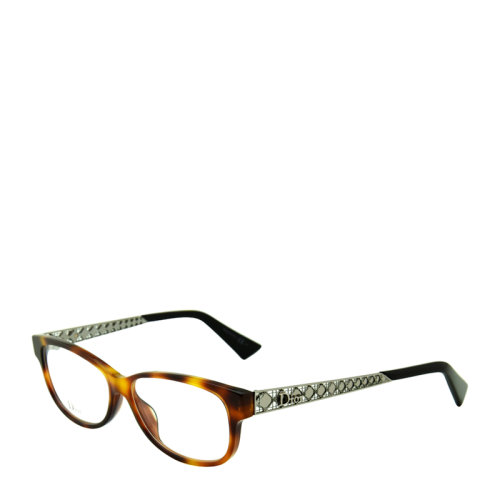 DIOR/迪奥 时尚 板材 椭圆形 全框 女士 光学镜架 镂空镜腿 近视 2色可选 眼镜框 眼镜架 DIORAMAO5 53mm DIOR 迪奥