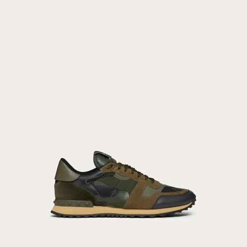 VALENTINO华伦天奴 22年秋冬 男士 休闲运动鞋 Sneakers Rockrunner Camouflage 1Y2S0723TCCM5