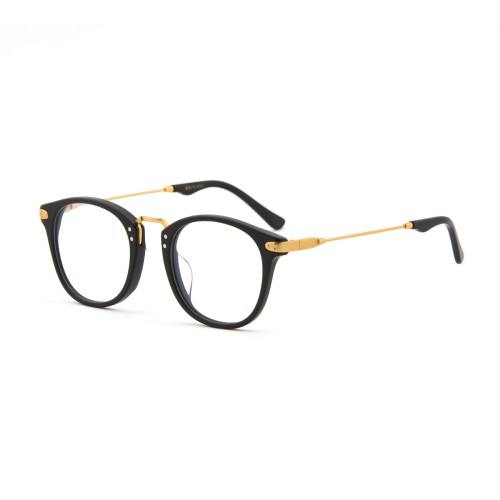 Kinsole/清尚 圆框光学镜架镜片近视 板材金属休闲轻型可验光138