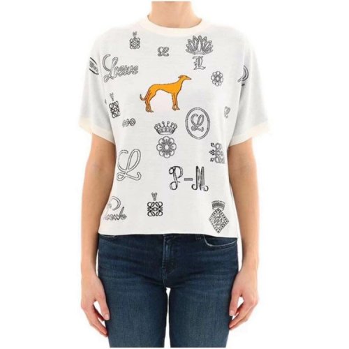 LOEWE/罗意威  女士短袖T恤 3199150CO 2120