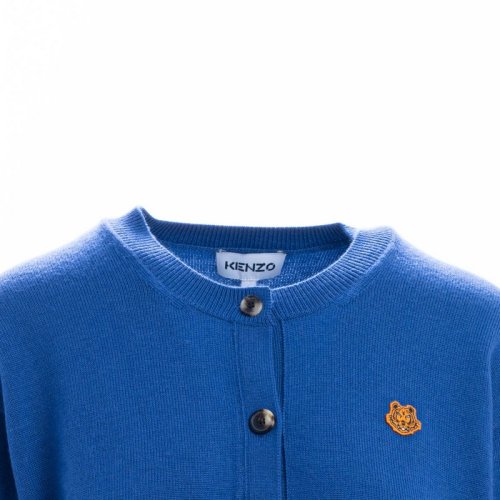  KENZO/高田贤三 女士蓝色羊毛混纺针织衫/毛衣 FB62CA6353TA 72 PLFSX