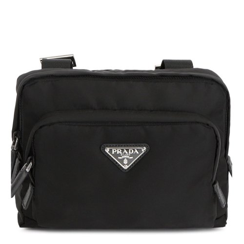  PRADA/普拉达 男士黑色尼龙单肩包 2VL014 973 F0002 PLSX