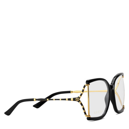 GUCCI/古驰新款 女士黑色注塑镜框方形眼镜684444J16911091