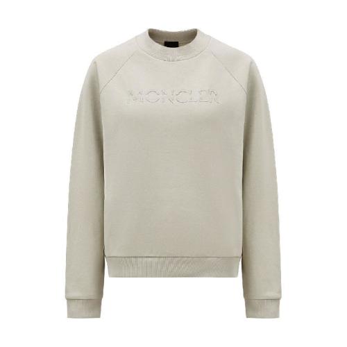  MONCLER蒙可蒙克莱 22年秋冬 女士 卫衣 Logo Sweatshirt H20938G000078045190I
