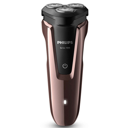 Philips/飞利浦剃须刀电动胡须刀男士充电刮胡刀全身水洗干湿两用进口三刀头S1060/04玫瑰棕色