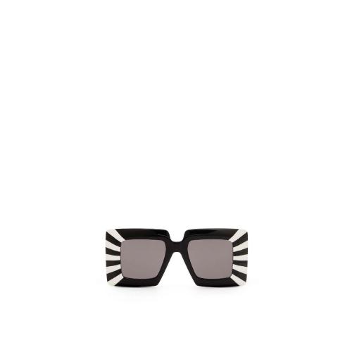  LOEWE罗意威 22年秋冬 女士 太阳眼镜 Oversized square sunglasses in acetate G736270X04-11