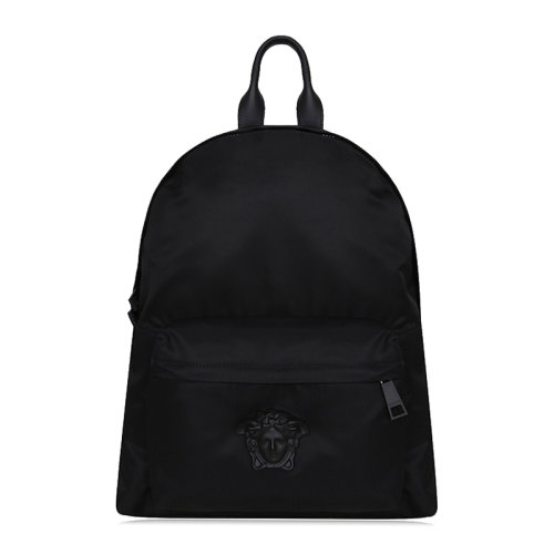 VERSACE/范思哲  男士黑色织物美杜莎头像双肩包背包男包 DFZ5350-DNYLV-DKNN