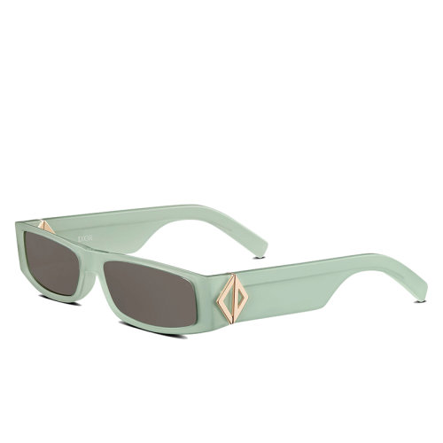 DIOR/迪奥 22年春夏新款 S1I系列 男士灰色镜片和绿色醋酸纤维镜框方形镜框“CD Diamond”标志太阳镜墨镜TRVSS1IXR_55A0