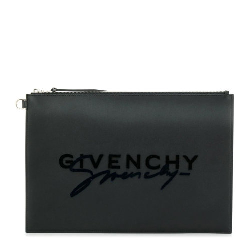 Givenchy/纪梵希   中性牛皮logo印花时尚手拿包
