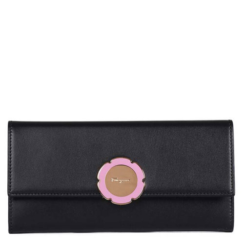 Salvatore Ferragamo/菲拉格慕 女士 女包 黑色皮革卡包钱包 22D161 684068