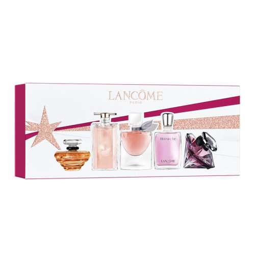 Lancome/兰蔻2021圣诞限量Q香套装5件套 美丽人生4ml+璀璨珍爱午夜版5ml+璀璨珍爱7.5ml+偶像5ml+真爱奇迹5ml