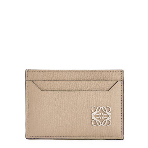 LOEWE/罗意威  女士沙色粒面小牛皮徽标印花卡片夹0010593507