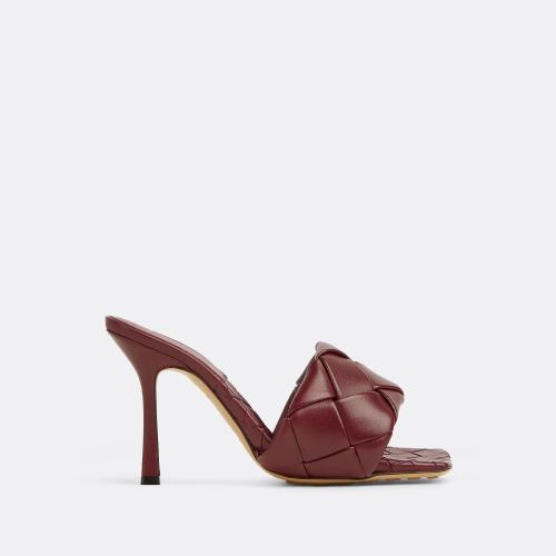  BV葆蝶家 22年秋冬 女士 高跟凉鞋 mules lido 608854VBSS06084