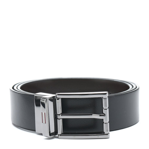 BALLY/巴利简约休闲双面用牛皮革针扣式男士皮带腰带ASTORI