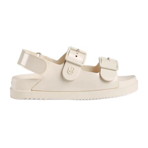  GUCCI古驰 22年秋冬 女士 女士迷你双G凉鞋 660243 J8700 9050