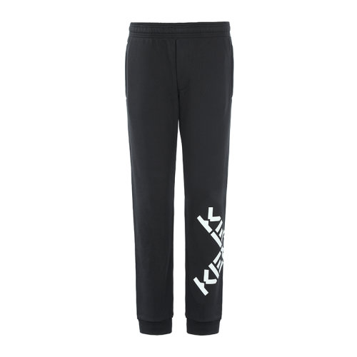 KENZO/高田贤三字母印花抽绳束脚男士运动裤休闲裤FB65PA717