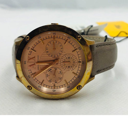 ARMANI EXCHANGE/ARMANI EXCHANGE 中性男士镀金石英计时腕表（表盒破损）（表划痕）