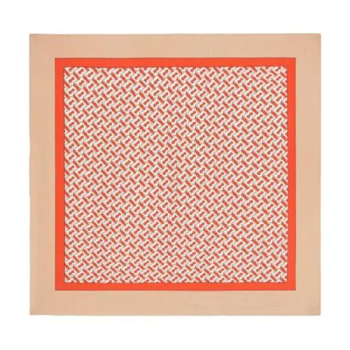  BURBERRY 22年秋冬 女士 专属标识印花丝质方巾 80155111 预定商品1-3周发货