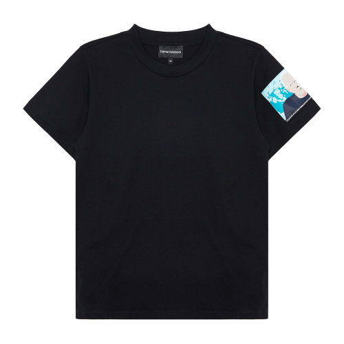 Emporio Armani/安普里奥阿玛尼 深蓝色 女士短袖T恤 3K2T8B-2J30Z-0926