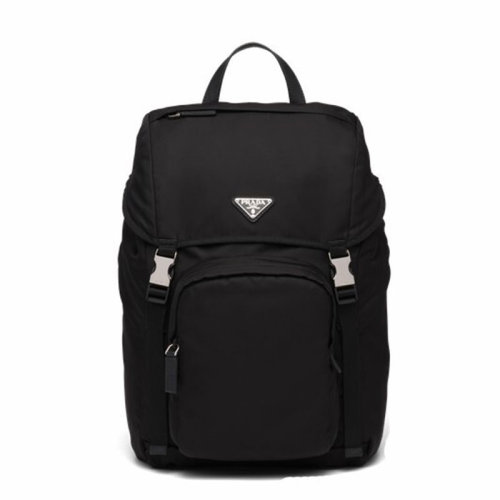 PRADA/普拉达 男士 男包 黑色尼龙时尚背包双肩包 2VZ135-2DMG-HOL-F0002