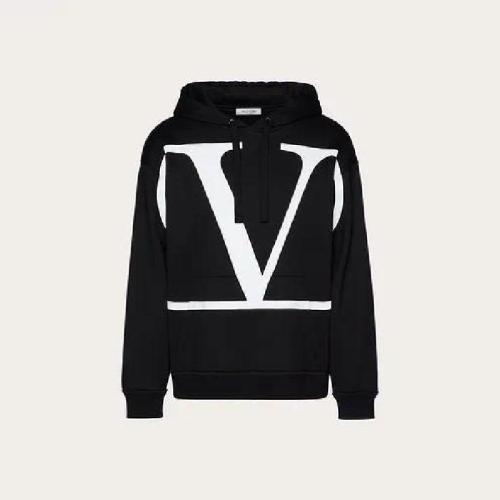 VALENTINO华伦天奴 22年秋冬 男士 卫衣 SWEAT-SHIRT a CAPUCHE VLOGO SIGNATURE VV3MF15P73S0 预定商品1-3周发货
