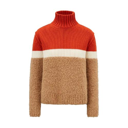  MONCLER蒙可蒙克莱 22年秋冬 女士 针织衫 Wool %26 Alpaca Polo Neck Jumper H20939F00010M2269