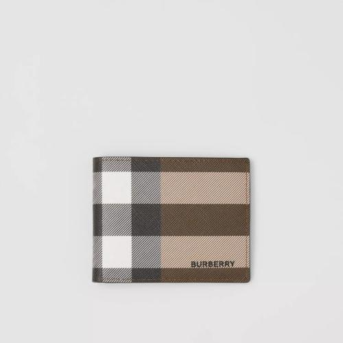  BURBERRY 22年秋冬 男士 格纹双折钱夹 80527961