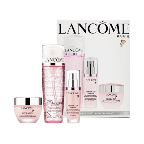 Lancome/兰蔻 水份缘舒缓护肤三件套(柔肤啫喱200ml+精华液30ml+凝霜50ml)面部套装
