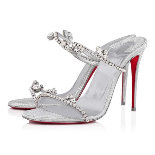  CL红底鞋 22年春夏 女士 高跟凉鞋 Just Queen      100 mm 1221195S