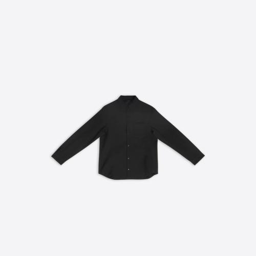  BALENCIAGA巴黎世家 22年春夏 男士 夹克 Mens Shirt Jacket in Black 704451TIT221000