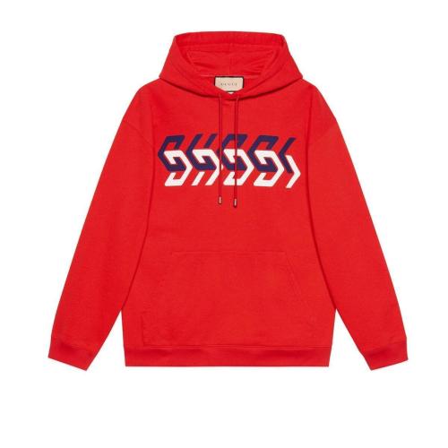  GUCCI古驰 22年秋冬 男士 Gucci镜像效果印花针织卫衣 681210 XJDV3 6229