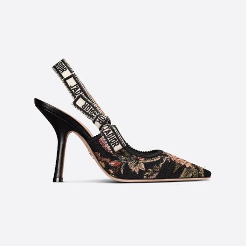  DIOR迪奥 22年秋冬 女士 高跟鞋 Escarpin slingback JAdior KCP762GRY_S26X