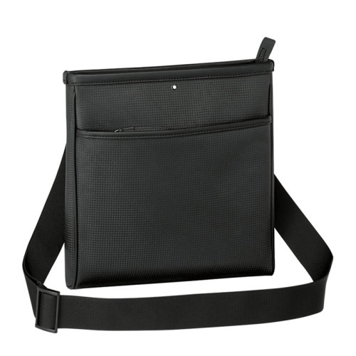 MontBlanc/万宝龙 风尚系列 男士时尚黑色皮革单肩包斜跨包男包 114635