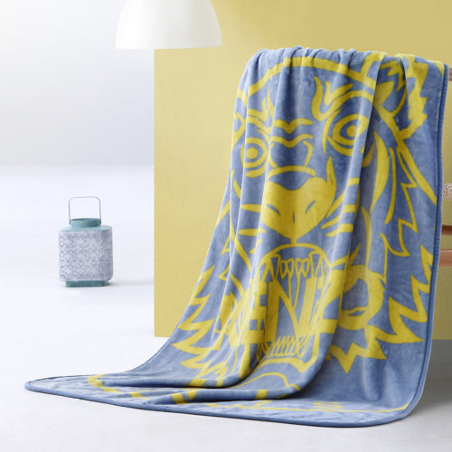 KENZO/高田贤三 经典虎头毯法兰绒毯绒毯140*100cm