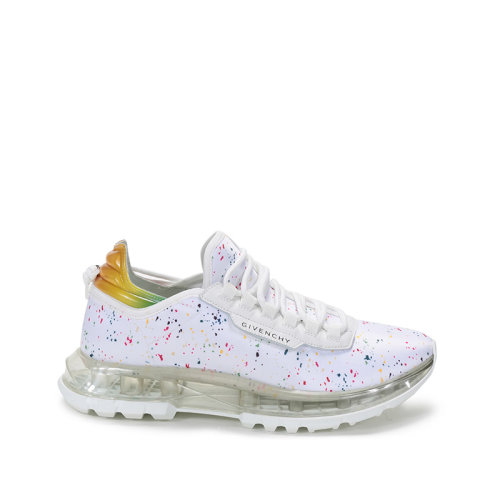 Givenchy/纪梵希 2021款 男士织物配皮系带休闲运动鞋气垫鞋 BH003AH0TY