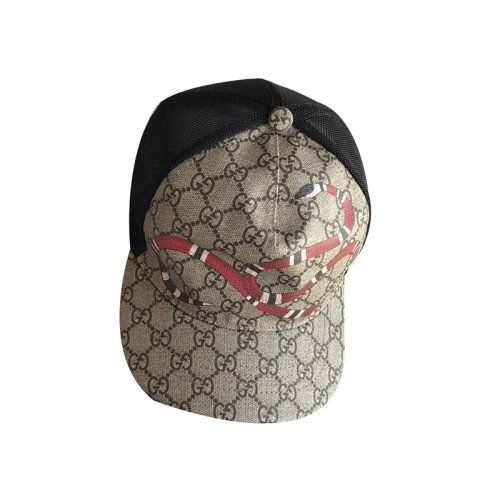 Gucci 古驰  限量款老花灵蛇棒球帽 男女同款