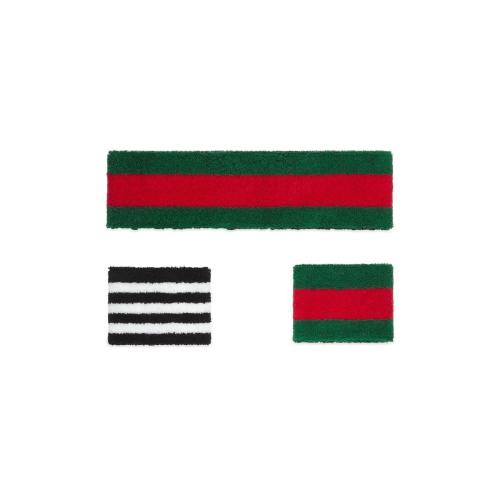  GUCCI古驰 22年秋冬 女士 adidas x Gucci联名系列棉质功能带套装 703582 3GAG7 9888