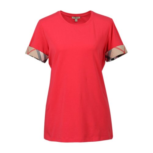  BURBERRY/博柏利 女士格纹棉质短袖T恤 3955935 PLFSX