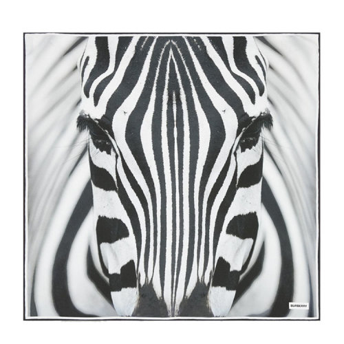 BURBERRY/博柏利 小号斑马印花丝质方巾 80290041