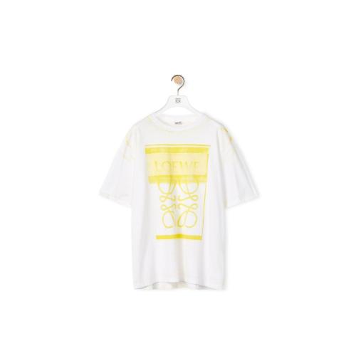  LOEWE罗意威 22年秋冬 男士 短袖T恤 Photocopy Anagram T-shirt in cotton H526Y22X27-2108