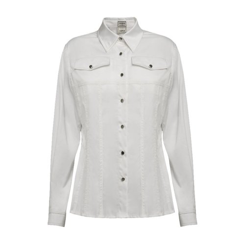 【Designer Womenwear】Chris by Christopher Bu/卜柯文女士长袖衬衫 基础款百搭衬衣