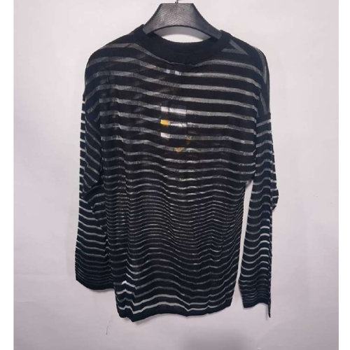 Emporio Armani/安普里奥阿玛尼/男士针织衫/毛衣/黑白条纹