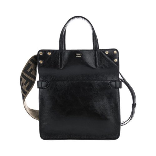  FENDI/芬迪 女士黑色羊皮革手提包 8BT306 A94W F0XCT PLSX