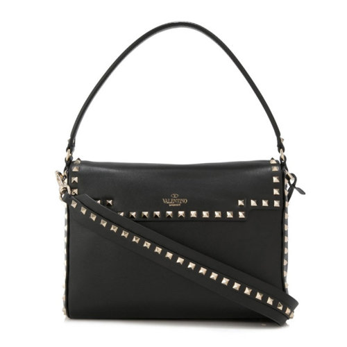 Valentino/华伦天奴 女士 铆钉装饰小牛皮单肩包斜挎包手提包 PW2B0A85BOL 0NO HJH0015X