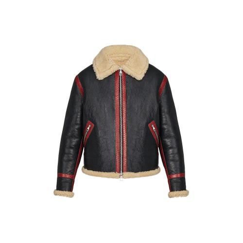  LV路易威登 22年秋冬 男士 夹克 BLOUSON A*w*VIATEUR EN PEAU DE MOUTON ET CUIR DE PYTHON 1 预定商品2-8周发货