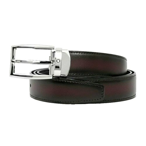 MontBlanc/万宝龙 万宝龙 男士商务休闲针扣式皮带腰带 棕色123901 120