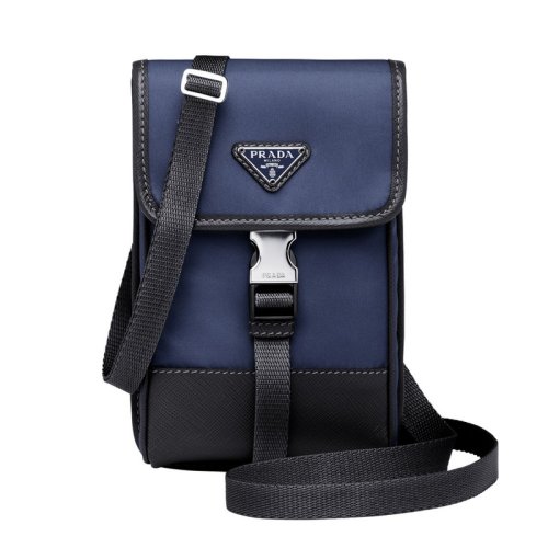  PRADA/普拉达 黑色尼龙手机包 2ZH109 2DMH F0002 PLSX