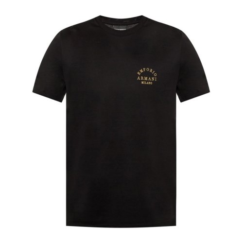  Emporio Armani/安普里奥阿玛尼 男士黑色棉质短袖T恤 6G1TP3-1JTUZ-F043 PLFSX