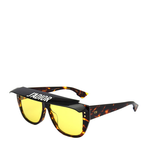 DIOR/迪奥 个性 时尚 摩登 可拆卸遮阳板 男女款太阳镜 糖果色镜片 墨镜 眼镜 DIORCLUB2 56mm DIOR 迪奥