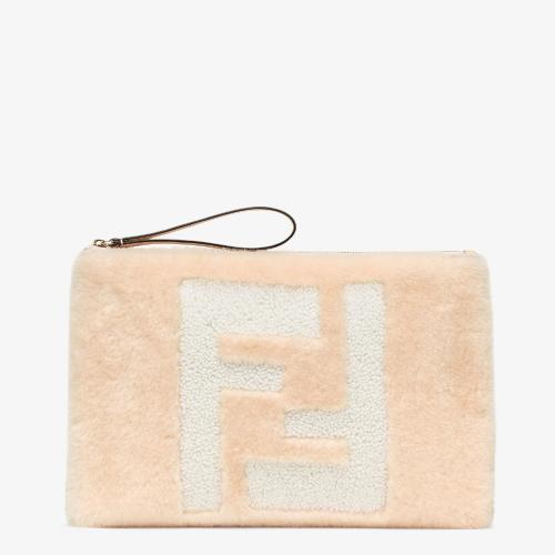  FENDI芬迪 22年秋冬 女士 手拿包 Large Flat Pouch 8N0178ALMJF1J47